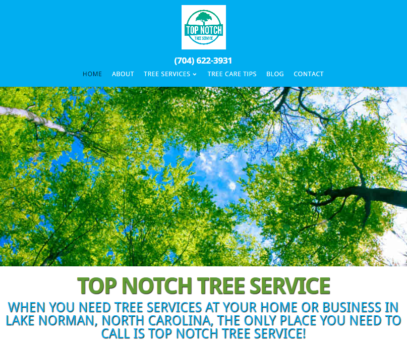 Our New Website is Live! | Top Notch Tree Service